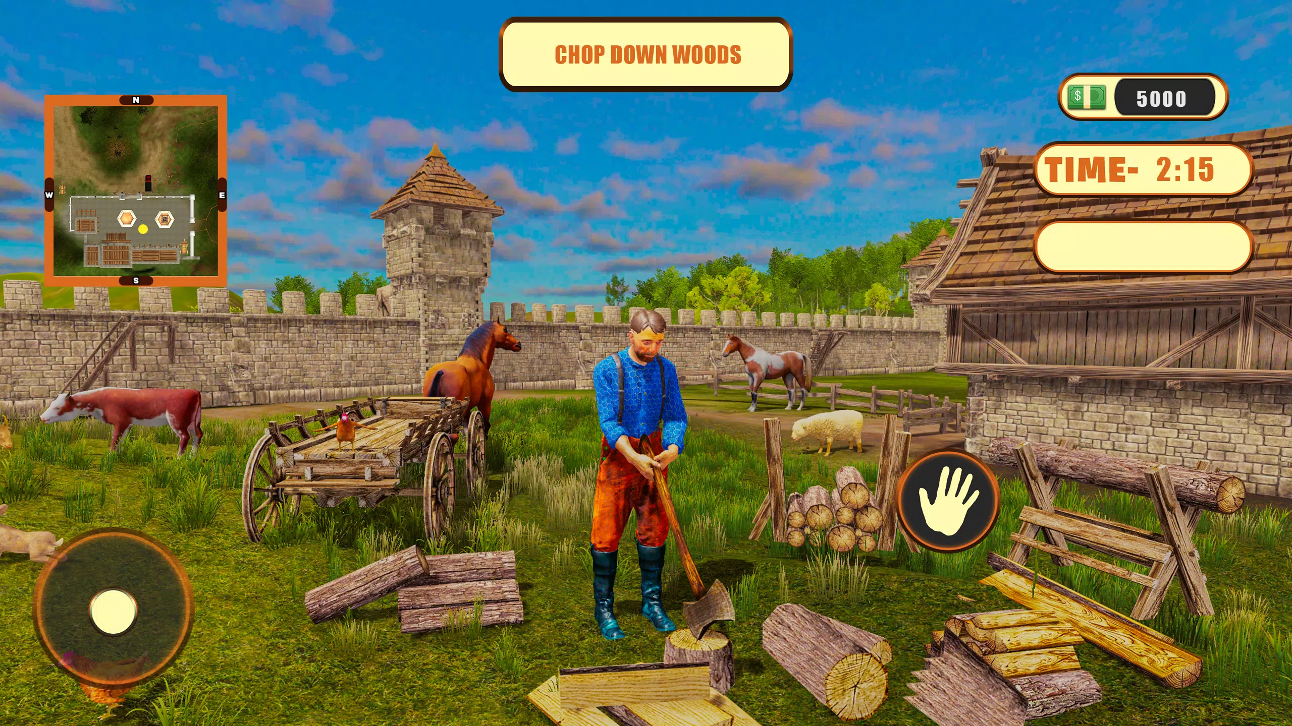 Download NEW RANCH SIM MOBILE MCPE android on PC