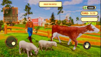 Ranch Farm & Animals Life Sim الملصق