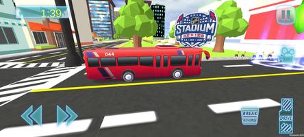 Team Transport Bus 3D Cartaz