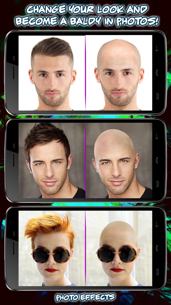 Android 用の 私をはげにしてください 写真 加工 アプリ ヘアスタイル シミュレーション おもしろカメラ Apk をダウンロード