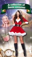 Santa Claus Xmas Photo Montage پوسٹر