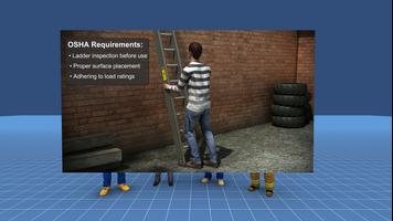 OSHA Portable Ladder Safety VR اسکرین شاٹ 1