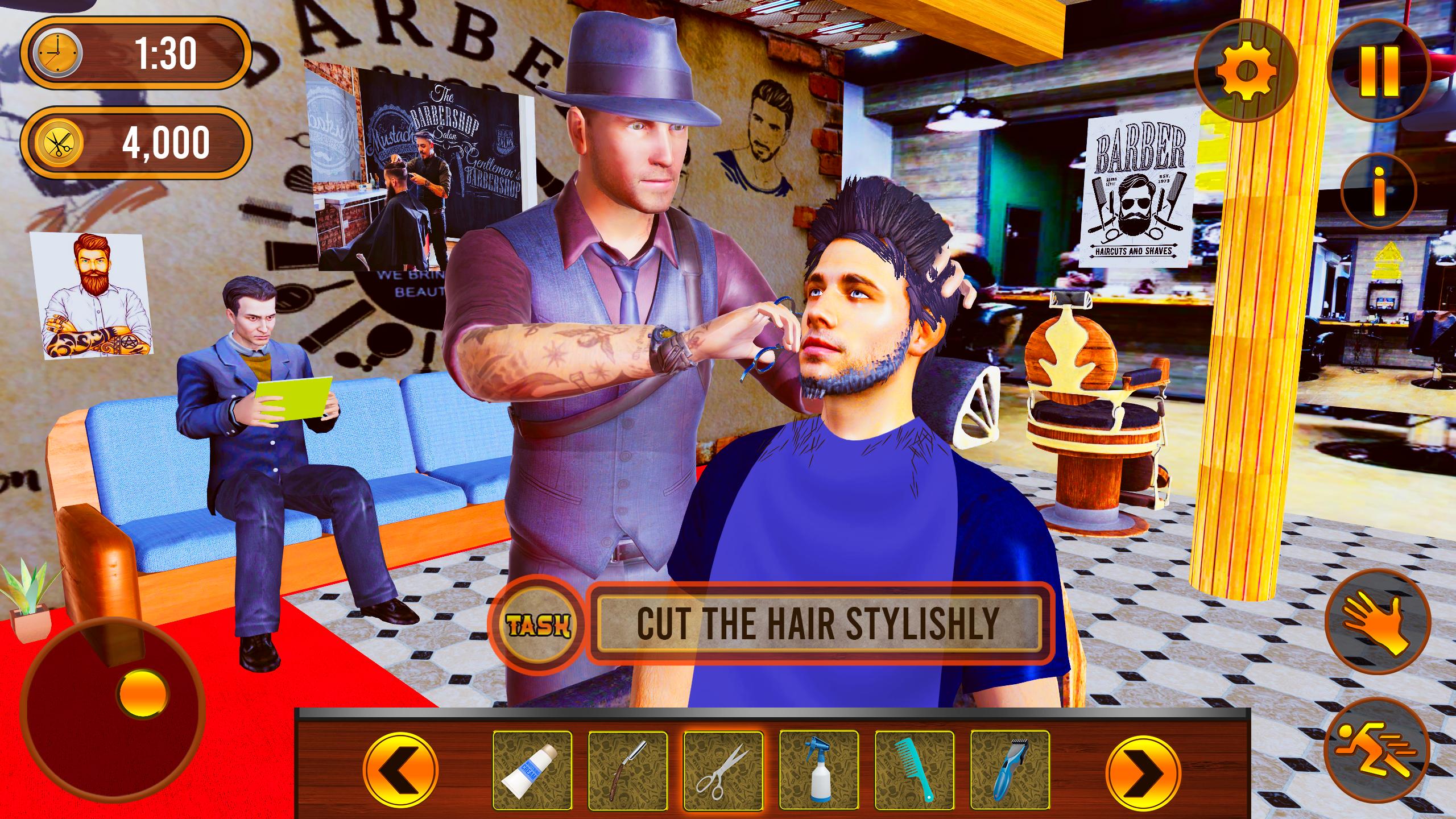 Download Virtual Barber Shop Simulator: Hair Cut Game 2020 android on PC