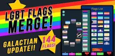LGBTQ Flags Merge