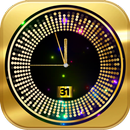 APK Gold Clock Widget - Live Wallpaper