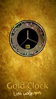 Gold Clock Widget - Live Wallpaper 스크린샷 3