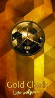 Gold Clock Widget - Live Wallpaper 스크린샷 2