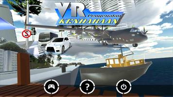 Virtual Reality Kendaraan plakat