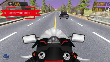 VR Highway Traffic Bike Racer imagem de tela 2
