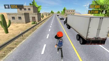 VR Traffic Run Race 360 captura de pantalla 2