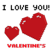 Valentines love color by number-Pixel art coloring