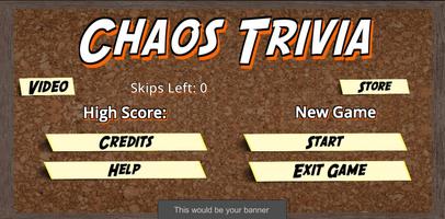 Chaos Trivia poster