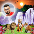 Photo Frames All In One -Waterfall, Garden, Nature