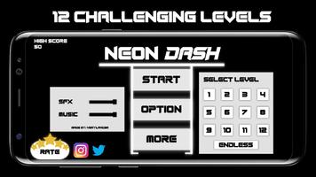 Neon Dash الملصق