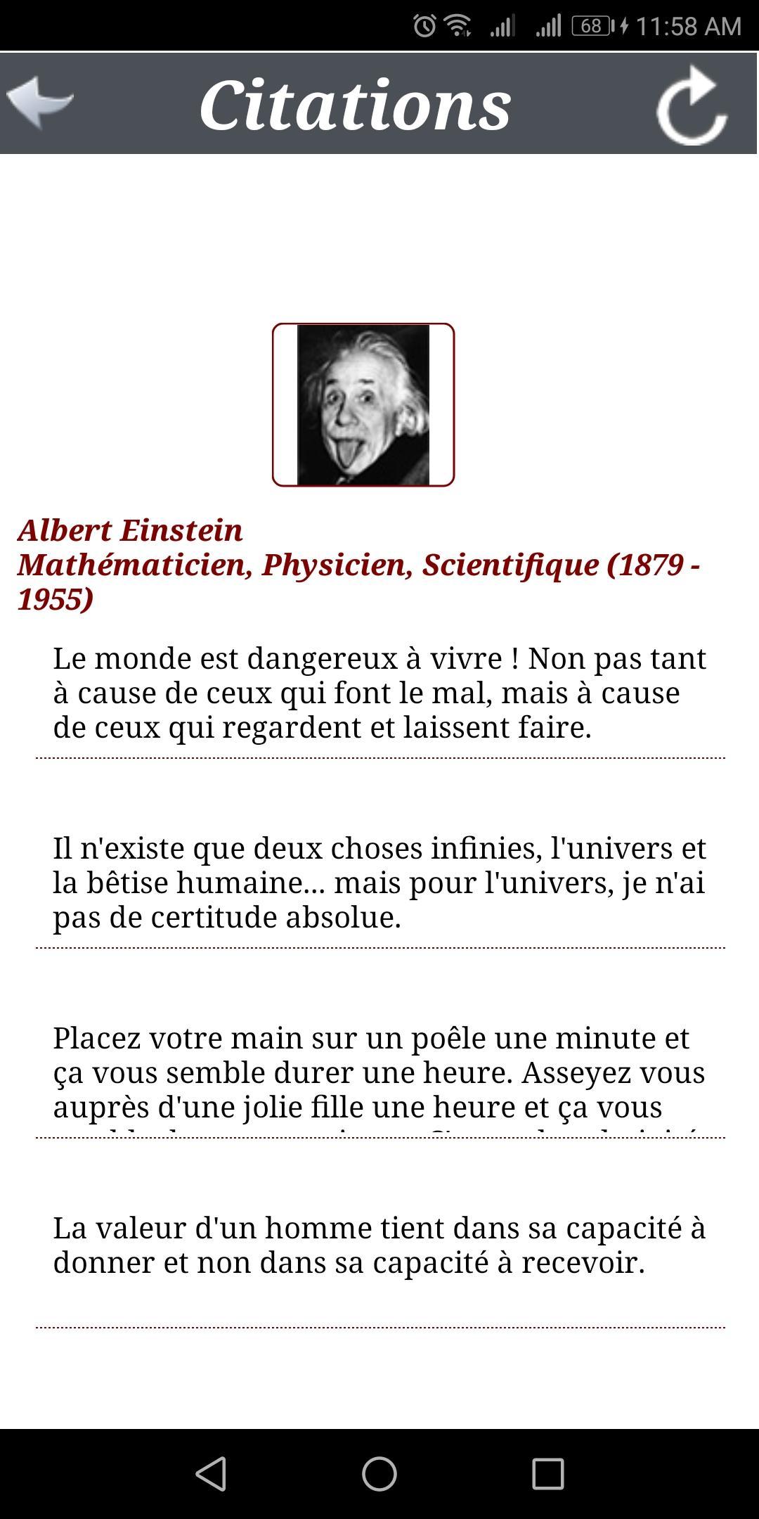 Citations Des Grand Hommes For Android Apk Download