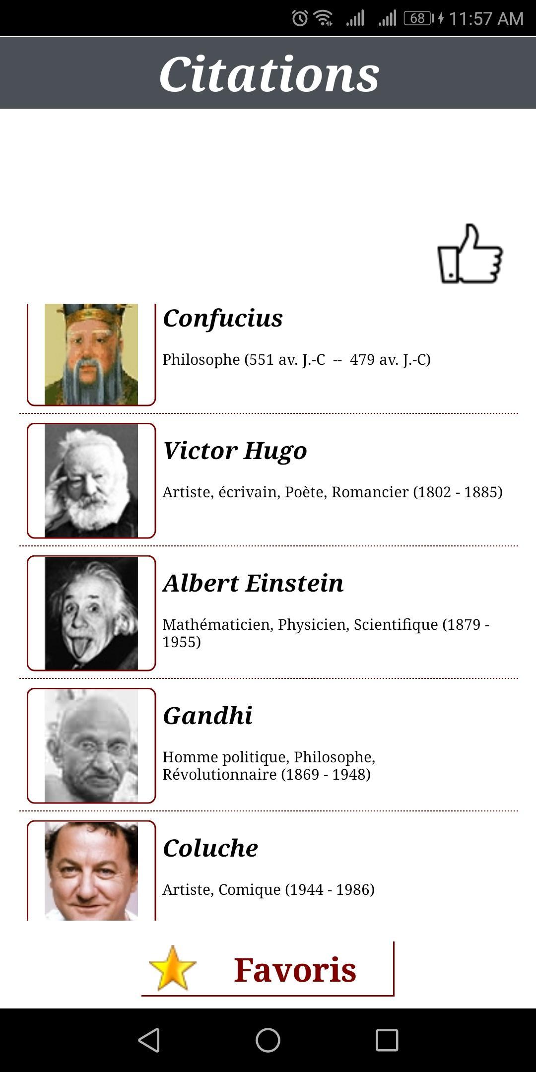 Citations Des Grand Hommes For Android Apk Download