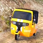 Otomatik çekçek tuktuk sürücü simgesi