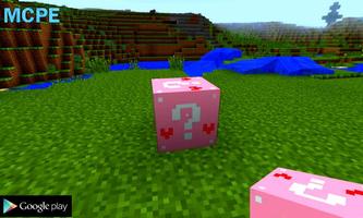 Lucky Block Pink for MCPE penulis hantaran
