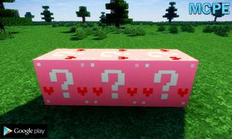 Lucky Block Pink for MCPE syot layar 2