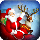 Santa Fly: Happy Christmas أيقونة