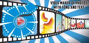 Video-Hersteller von Fotos mit Lied und Text