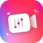 Video editor & music video maker, video stories icon