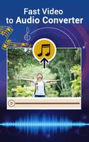 Video to Mp3 Converter- Audio Extractor Affiche
