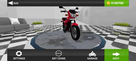 Indian Bike Rider 3D Affiche