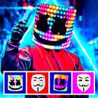 Marshmello mask photo editor icône