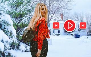 Snowfall video maker song Affiche