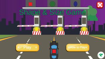 Shape & Size Game Cartaz