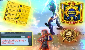 90 FPS Booster VIP + iPad Affiche