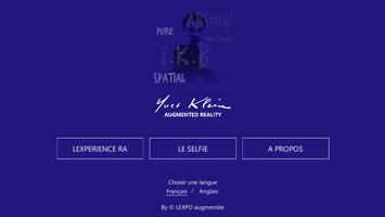 Yves Klein Augmented Reality Affiche