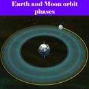 Earth and Moon orbit phases APK