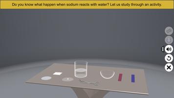 Reaction Of Sodium In Water постер