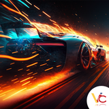 corridas de carros em 3D ícone