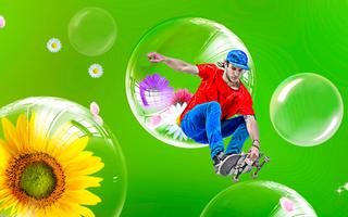 Bubble photo editor frames imagem de tela 3