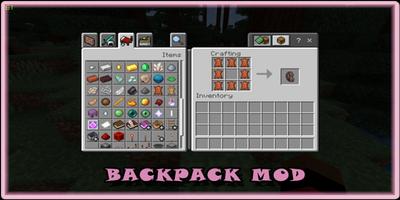 Backpack Mod for Minecraft 海报