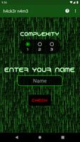 Hacker Name Cartaz