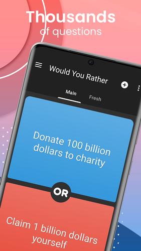 Would you rather? - Hardest Choice Game for Party APK برای دانلود اندروید