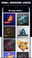 3D Logo Maker Affiche