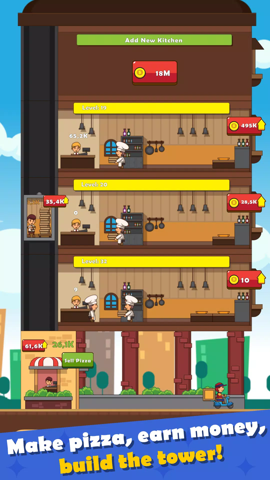 Download Pizza Super Tower Mobile Game APK v1.1 For Android