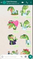 Cute Dinosaur Stickers স্ক্রিনশট 1
