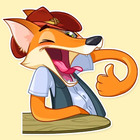 Cute Fox Stickers icon