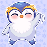 Cute Penguin Stickers