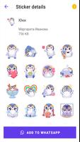 Cute Penguin Stickers screenshot 1