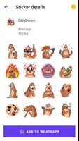 Cute Sloth Stickers screenshot 1