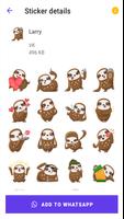 Stiker Sloth Imut screenshot 2