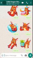 برنامه‌نما Little Dragon Stickers عکس از صفحه