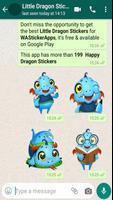 برنامه‌نما Little Dragon Stickers عکس از صفحه